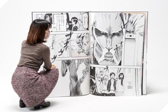 Attack On Titan nhận kỷ lục Guinness "Cuốn manga khổng lồ nhất thế giới" chỉ sau 2 phút phát hành