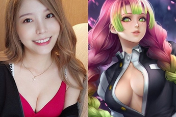 Hóa thân thành Luyến Trụ phiên bản 0 đồng, nữ YouTuber bật khóc trên sóng vì sợ tâm hồn không đủ to