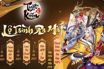 Tuyệt Kiếm Cổ Phong công bố lộ trình ra mắt: Chốt hạ Closed Beta ngày 17/6, chính thức mở tải hôm nay!