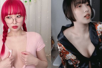 Vừa được "tha bổng", nữ streamer lại tiếp tục bị cấm kênh vì cởi áo khoe vòng một phản cảm trên sóng