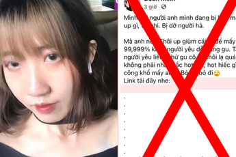Động thái mới của cô gái có 12 mối tình sau vụ lợi dụng sức nóng để quảng cáo app sex