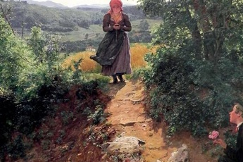 Săm soi tranh vẽ từ năm 1860 phát hiện nhân vật chính cầm một thứ rất giống iPhone