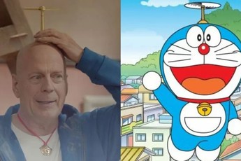Chết cười với Doraemon phiên bản đời thật cục xúc, tay còn to hơn cả Chaien