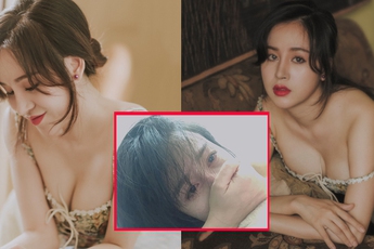 "Bà Tưng" bất ngờ đăng ảnh mắt đỏ hoe, "xin một lần được khóc" giữa đêm