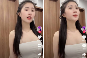 Cận cảnh nhan sắc cô nàng hot girl Việt "siêu vòng một" đang được CĐM ca tụng, tranh nhau nhận "vợ quốc dân"