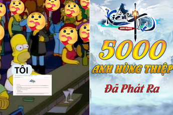Sau 24 giờ, Kiếm Thế ADNX Mobile đạt kỷ lục về số lượng game thủ báo danh nhận Anh Hùng Thiệp