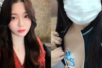 Thực hiện Body painting lên vòng 1 trên sóng trực tiếp, nữ streamer nóng bỏng khiến khán giả sốc nặng