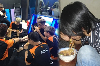 So độ "đạt chuẩn" giữa khẩu phần ăn của tuyển thủ và “combo" ngồi net game thủ Việt?