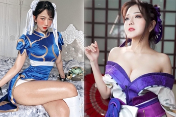 Mỹ nữ cosplay tướng game: Nóng bỏng, quyến rũ, gấp nhiều lần bản gốc!