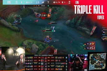 Trầm trồ trước pha 1vs5 của Thần tiễn Viper, cộng đồng LMHT tiện thể mỉa mai Riot vì thành quả "200 kinh nghiệm"