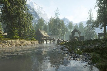 Bất ngờ trước độ chân thật và đẹp mắt của Skyrim trong Unreal Engine 5