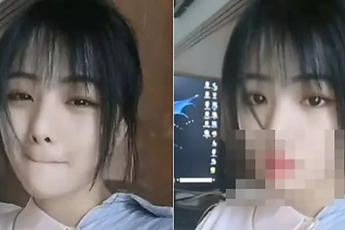 Đang là hot girl vạn người mê, cô gái xinh đẹp khiến dân mạng khóc thét khi không "bặm môi", nhan sắc "đầy đủ" gây hoảng sợ