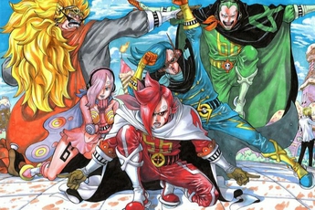 One Piece: Xuất hiện trên ảnh bìa chap mới, gia đình của Sanji chính thức thoát khỏi lãnh địa Tứ Hoàng Big Mom mà vẫn toàn mạng