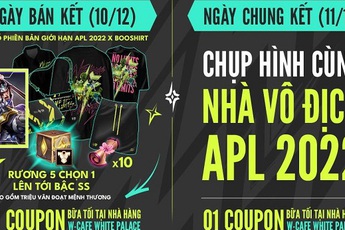 Liên Quân công bố giá vé xem trận Chung kết APL 2022 cao kỷ lục, chưa mở bán fan đã rủ nhau đặt mua