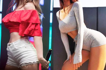 Lạ đời: 2 hot TikTok Dance thể hiện điệu nhảy "uốn dẻo" dù thời tiết giá lạnh, và sự thật đằng sau nhan sắc 2 cô gái này.