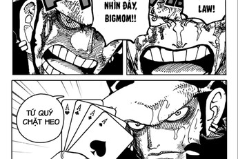 Năm mới vừa đến, các fan One Piece lại tranh luận về màn "2 thanh niên trẻ hội đồng một bà già" trong chap mới