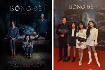 Dàn sao Việt tề tựu đông đủ trong họp báo ra mắt phim Bóng Đè tại Hà Nội