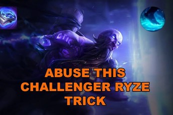 Game thủ Thách Đấu phát hiện chỉ với việc ra vào sông liên tục, Ryze có thể "hack năng lượng" vô hạn