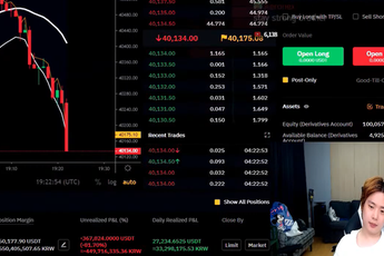 Can đảm Long BTC giữa thời điểm thị trường crypto đi xuống, streamer Hàn Quốc "cháy" lệnh hơn 10 triệu USD sau vài tiếng