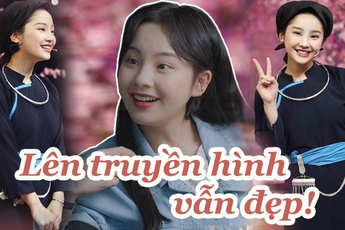 Xuất hiện trên sóng truyền hình còn xinh hơn ảnh mạng, hot girl người Tày nhận mưa lời khen