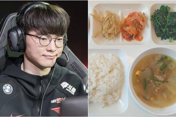 Rộ hình ảnh thực đơn của Faker và đồng đội tại MSI, CĐM trầm trồ: "Ăn chay để đi mid hay"