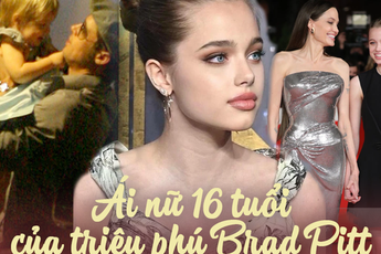Con gái triệu phú Brad Pitt: Công chúa Hollywood sống thiếu tình thương của cha từ nhỏ, dậy thì lột xác đầy hút hồn