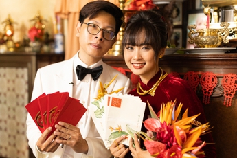 Cận cảnh lễ vu quy đậm chất truyền thống của cặp đôi được yêu thích nhất làng game, nữ MC rạng rỡ trong ngày trọng đại