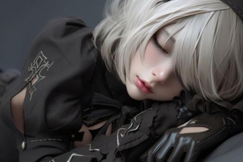 NieR: Automata -  AI tạo ra phiên bản 2B siêu quyến rũ khi bước ra đời thật  