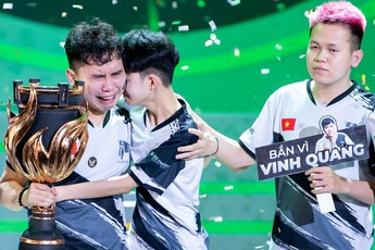 Tuyển thủ P Esports bật khóc nức nở ngay khi lên ngôi Yomost VFL Summer 2023