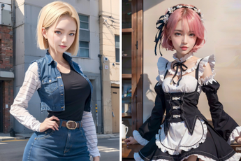 Android 18 và loạt waifu anime hóa mỹ nhân vạn người mê nhờ sức mạnh của AI