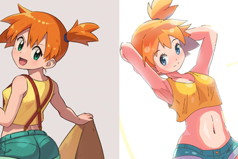 Pokémon: "Misty quyến rũ" trở thành trào lưu trong giới nghệ sĩ 