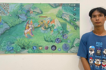 Đang chơi Liên Quân thì phải nộp đồ án, game thủ khiến thầy cô ngỡ ngàng vì quá đẹp, CĐM thì thắc mắc 'tướng nào đây'
