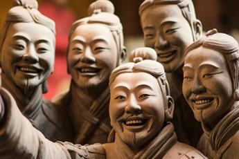 AI ''hồi sinh'' đội quân đất nung