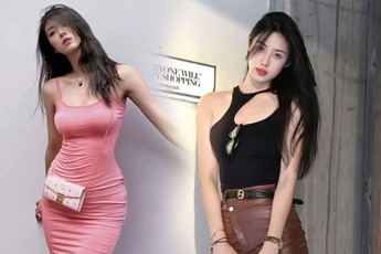 Cận cảnh nhan sắc "đốn tim" của 10x cao 1m90, trở thành "hot search" vì quá xinh đẹp