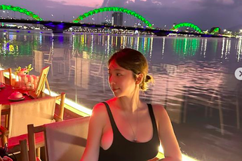 Nữ streamer nổi tiếng Hàn Quốc "check in" Việt Nam