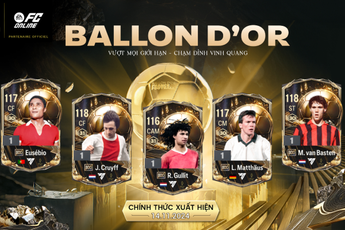 FC Online tung dòng thẻ Ballon d’Or tôn vinh dàn huyền thoại bóng đá thế giới