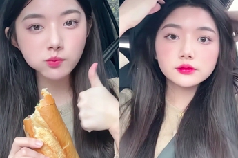 Chán mukbang bình thường, tiên nữ ngồi ăn trong xế hộp, khéo léo "chơi chiêu" giữa ồn ào đạo nhái