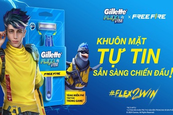 Gillette hợp tác với Garena Free Fire ra mắt phiên bản giới hạn – Khuôn mặt tự tin sẵn sàng chiến đấu