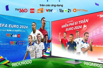 Thưởng thức trọn vẹn Euro 2024 với gói ứng dụng miễn phí trên Samsung TV