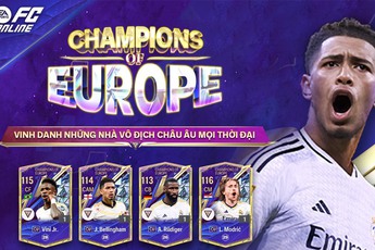 FC Online vinh danh những nhà vô địch Champions League