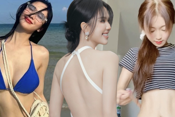 5 vòng eo bé "siêu thực" của Vbiz: Không phải Ngọc Trinh mà trùm cuối là "chị đại" U45!