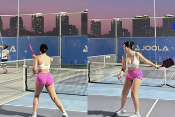 Bị mắng "gọi vốn" vì mặc đồ pickleball quá bé, cô gái 80kg đáp trả