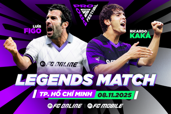 FC ONLINE bắt tay FC MOBILE mang FC PRO FESTIVAL 2025 về Việt Nam cùng cặp sao huyền thoại Kaká - Figo