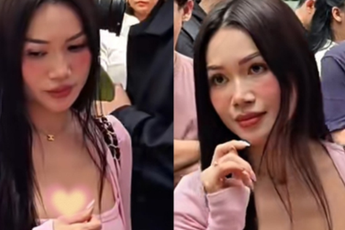 Sĩ Thanh gây tranh cãi vì ăn mặc hở hang cúng giỗ Tổ