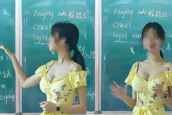 Hàng loạt hình ảnh và nội dung gắn mác "giáo viên" và "sinh viên" không phù hợp khiến cộng đồng phẫn nộ