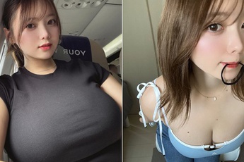 Chỉ khoe ảnh selfie trên máy bay, nàng hot girl vẫn thu hút mọi ánh nhìn, tất cả chỉ nhờ một điều
