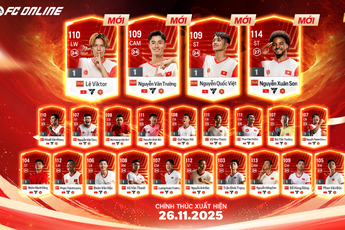 FC Online tung loạt cập nhật "khủng", dàn sao 25 Vietnam Best "chiếm spotlight"