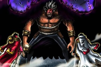 Spoil One Piece 1165: Roger và Garp hợp lực tung đòn kết hợp Haki Bá Vương tối thượng hạ gục Rocks Quỷ