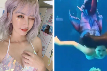 Cosplay mỹ nhân ngư, nàng hot girl bỗng hóa tạo hình "nữ quỷ", đăng ảnh thật tự thanh minh sau đó