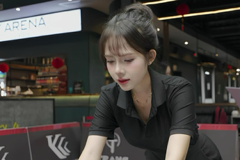 Thể hiện khả năng "xếp bi", hot girl dễ dàng hút tới gần 3 triệu lượt xem